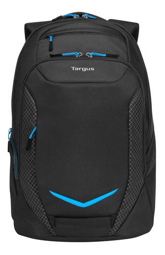 Mochila Targus Active Commuter para portátil de 15.6 pulgadas, color negro, diseño de tela lisa
