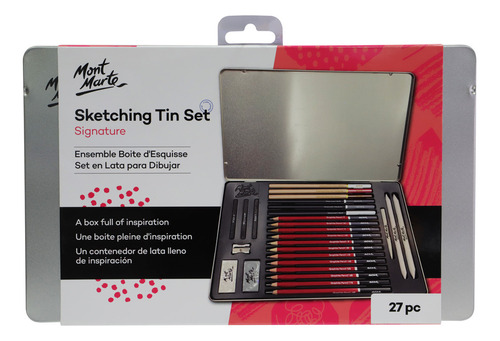 Set 27 Piezas Para Bosquejar Sketching Signature Mont Marte