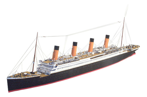 . Kit De Maquetas De Papel Para Ensamblar El Barco Titanic,