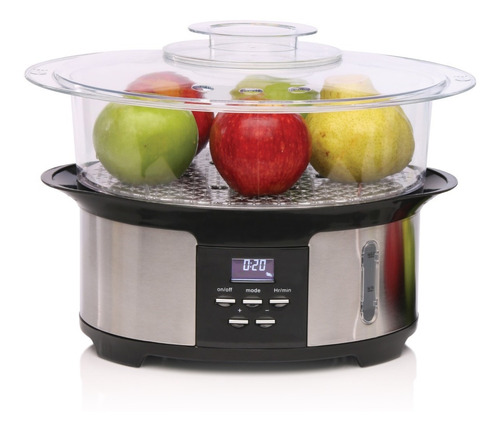 Imagen 2 de 7 de Vaporiera Liliana Digital Naturel 12 Litros 1050w
