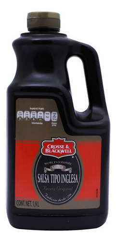 Salsa Inglesa Crosse & Blackwell De 1900 Ml Caja Con 4 Pieza