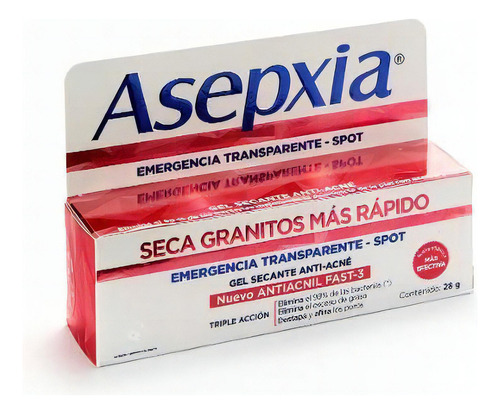 Gel Emergencia Spot Transparente Asepxia de 28g