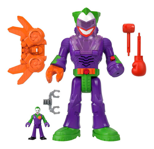 Imaginext Dcsf Figura De Acción The Joker Insider & Laffbot