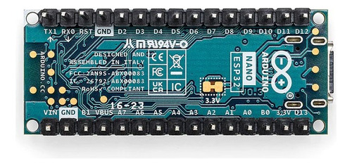 Arduino Nano Esp32 Placa Con Headers Original Italy
