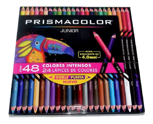 Colores Prismacolor Junior Doble Punta 4mm Caja X24
