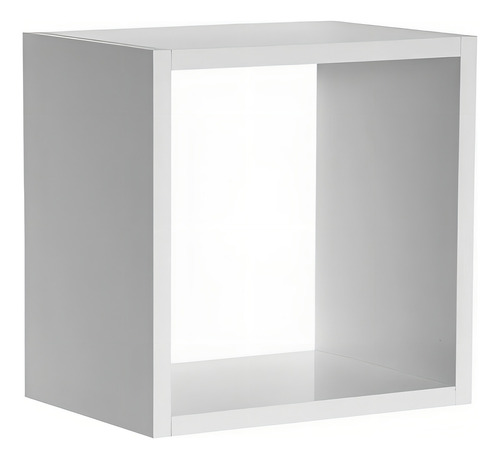 Kit de 4 nichos cuadrados para pared Roma, MDF, habitación, 15 mm, 20 x 20 cm, color blanco
