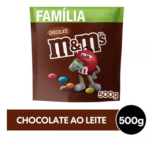 Pacote Grande M&m's 500g Chocolate Ao Leite Confete Festa