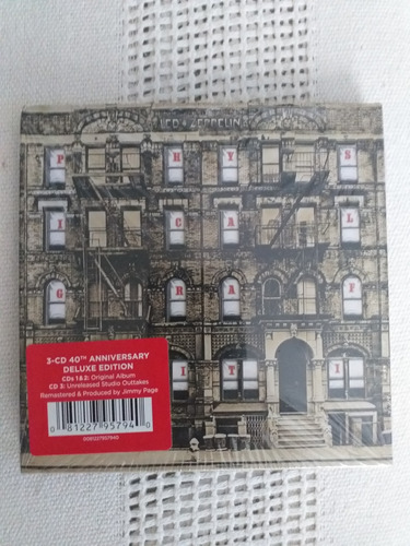 Cd Led Zeppelin Physical Graffiti Deluxe Edition Triplo 