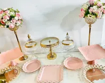Comprar Alquiler De Vajilla Candy Bar Para Eventos - Deco Y Fondos 