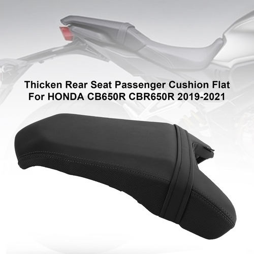 Asiento Trasero Grueso Negro A For Honda Cb650r Cbr650r