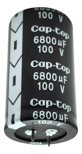Capacitor Electrolítico 6800mf 100v Amplificadores 6800uf