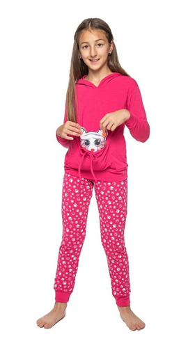Imagen 1 de 5 de Pijama De Invierno Para Chicas Nenas Con Muñeco De Regalo