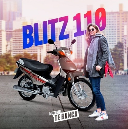 Motomel Blitz 110 Automatica 0km 2023 Smash Scooter Ap Motos