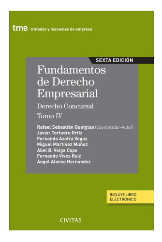 Fundamentos De Derecho Empresarial Iv Derecho Concursal - Ab