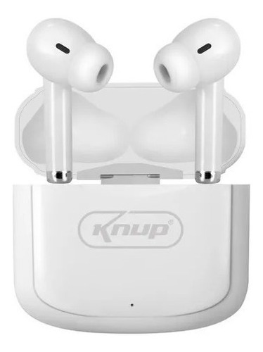 Fone De Ouvido Bluetooth Compatível Apple iPhone Samsung Cor Branco