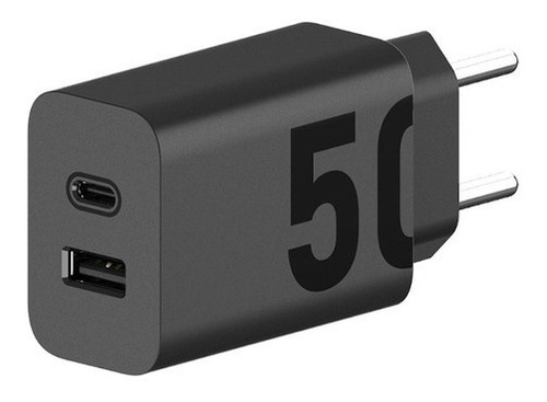 Carregador Motorola Turbo Power 50w - Cabo Usb-c Preto