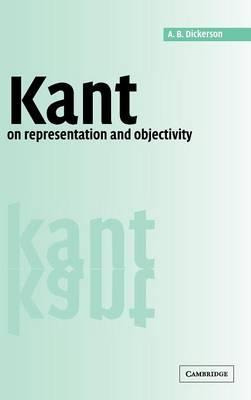 Libro Kant On Representation And Objectivity - A. B. Dick...