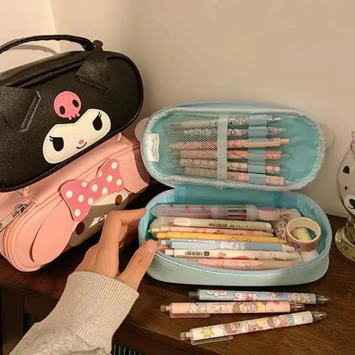 Para F Estuche Lápices Kuromi Cinnamoroll My Melody Gran /
