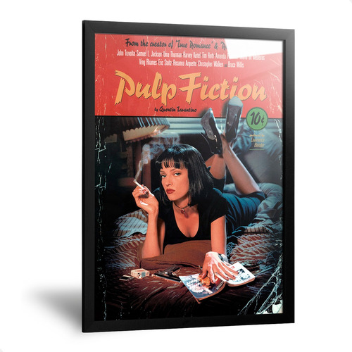 Cuadros Pulp Fiction Carteles Decorativos Cine Vintage 35x50