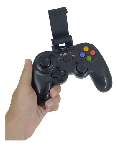Controle Sem Fio Joystick Pc Ps3 Ps4 Switch Celular Android Cor Preto