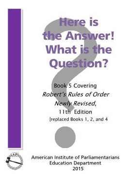 Libro Here Is The Answer! What Is The Question?: Book 5, ...