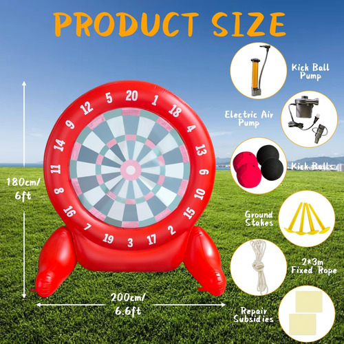 6.4ft Juegos De Dardos Gigantes, Diana De Fútbol Jumbo...