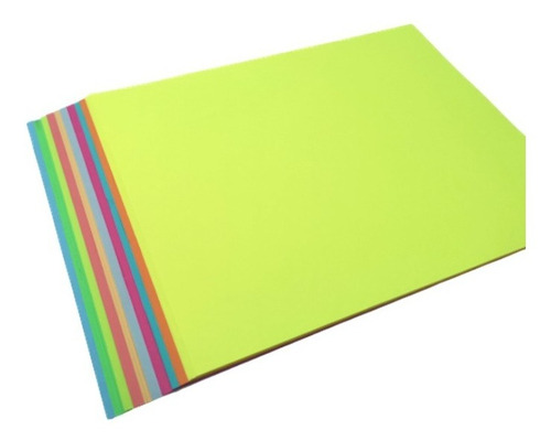 Imagen 1 de 1 de Hojas De Color Tamaño Carta, X Ciento 10 Colores