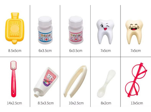Juego De Juguetes Médicos De Rol Para Niños Con Luces, 52 Pi
