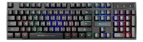 Teclado Gamer Xtrike Me Kb-280 Qwerty Us Negro Luz Rainbow