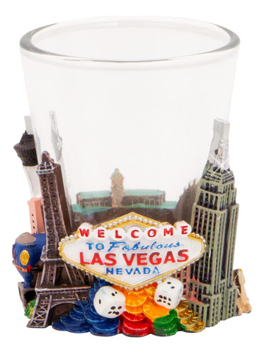 City-souvenirs Vega Shot Glass Punto Referencia Envoltura 3d