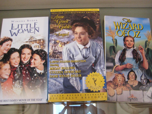 Colección Películas Clásicas Inglés Vhs Lote X3