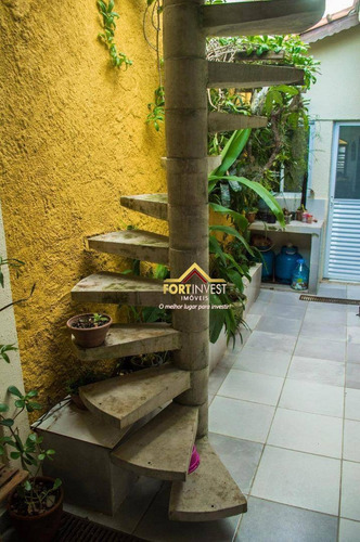 Casa Com 3 Dormitórios À Venda, 240 M² Por R$ 450.000,00 - Canto Do Forte - Praia Grande/sp - Ca0320