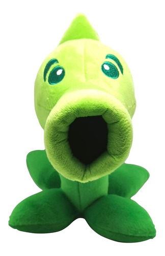 Imagen 2 de 3 de Peluche Plants Vs Zombies Lanzaguisantes Verde Envio Gratis