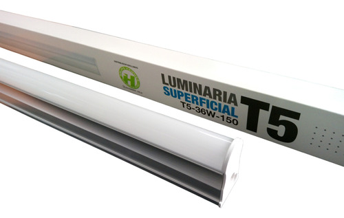 Lampara Tubo Luminaria T5 Led 36w 6500k Circ 150 Cm Con Base