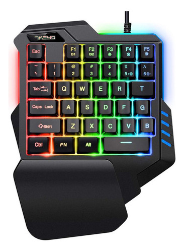 Teclado Mecánico For Jugar Con Una Sola Mano .