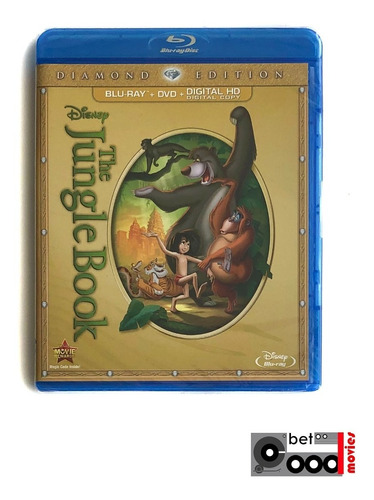 Blu-ray + Dvd The Jungle Book ( El Libro De La Selva) Nuevo 