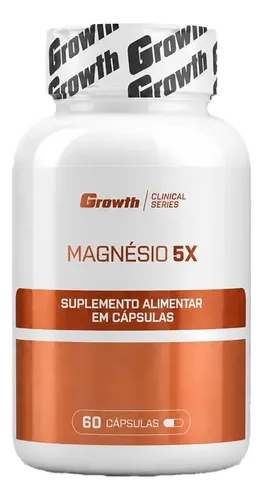 Magnésio 5x Growth Supplements 60 Cápsulas: Análise Técnica
