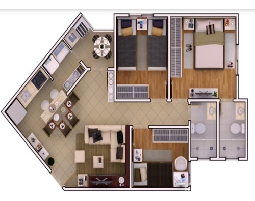 Imagem 4 de 30 de Apartamento Com 3 Dormitórios À Venda, 67 M² - Condomínio Edifício Plaza Bella Vista - Indaiatuba/sp - Ap1377