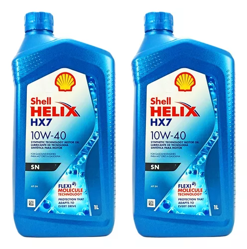 Aceite Sintetico Para Motor De Gasolina Helix Hx6 10w-40 4 L Shell