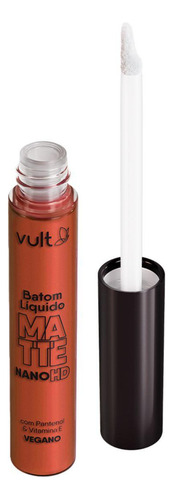 Batom Líquido Vult Matte Real Color Caramelo 5ml