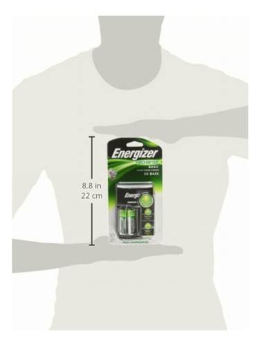 Energizer Recharge Basic Charger With 2 Aa Nimh Rechargeable
