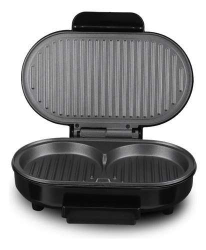 Maquina Para Hacer Hamburguesas Multiuso Raf Color Negro