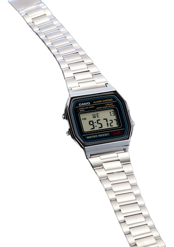 Casio Reloj A158wa Digital Vintage Acero Inoxidable 100%