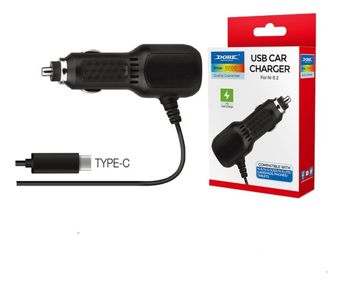 Cargador Rápido Para Switch2/oled/lite Con Tipo-c Auto