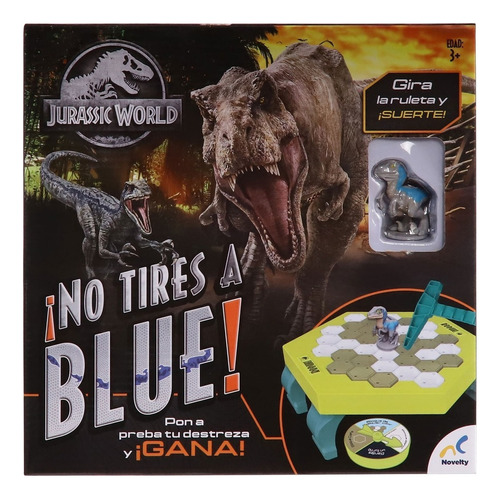 No Tires A Blue! Juego De Mesa Infantil De Jurassic Park