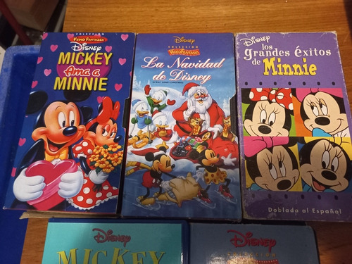  Vhs Video Cassete Mickey Wal Disney Varios 