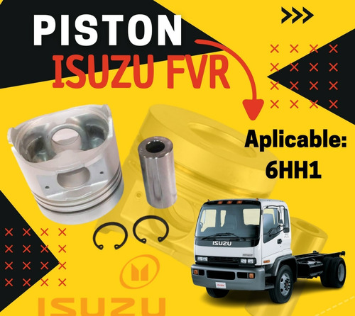 Pistones Isuzu 6hh1 Fvr 