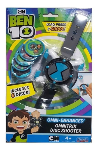 Ben 10 Omnitrix Disc Shooter+5 Discos Omni-enhanced