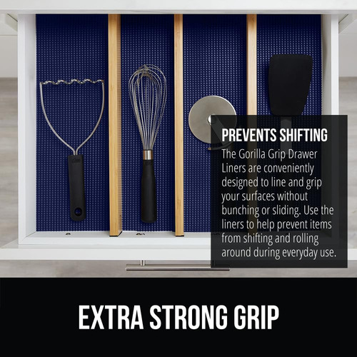 Revestimiento Gorilla Grip Para Cajones Y Armarios, Grues...