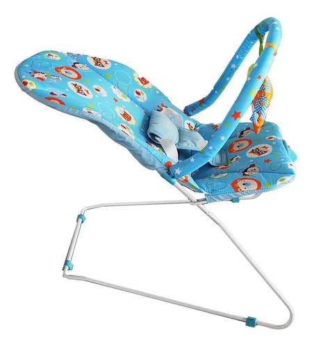 Silla mecedora para bebé Bebesit Safari blue